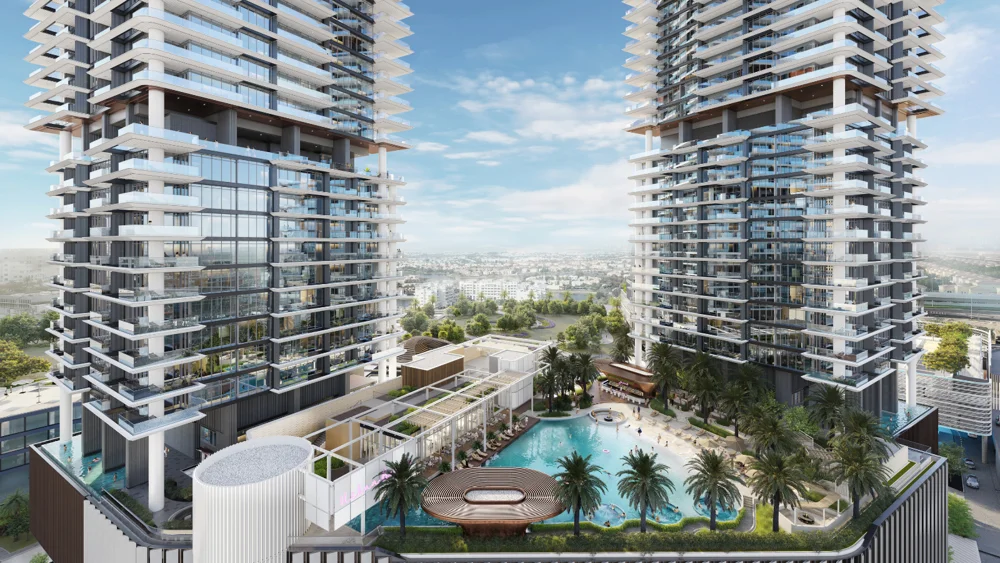 Mercer House development rendering in Uptown Dubai, Dubai